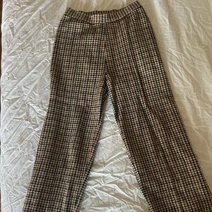Zara wide leg patterned pants
